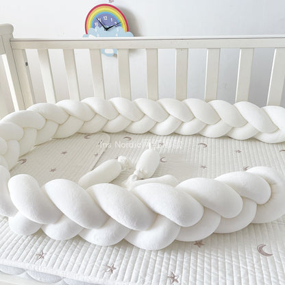 Tresse de Lit Blanche confortable Cocon Sécurisant