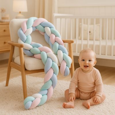 Tresse de lit 3m douce confortable chaleureuse cocon multicolore