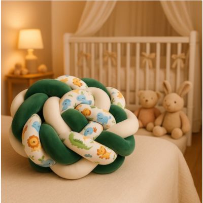 Tresse de lit bébé douce tendance TwistBumper Safari Douillet