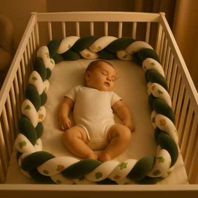 Tresse de lit bébé sommeil confortable paisible TwistBumper Safari Douillet
