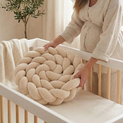 Tresse de lit beige douce moelleuse Coton Ultra Doux