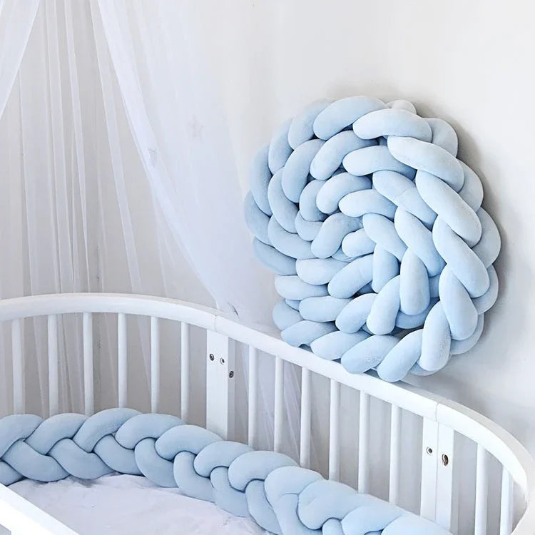 Tresse de lit bleu douce Cocon Douillet