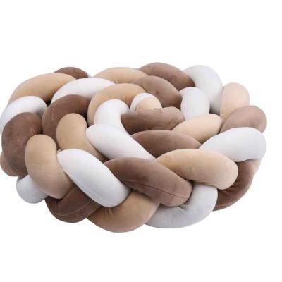 Tresse de lit marron Blanc détail CosyDream