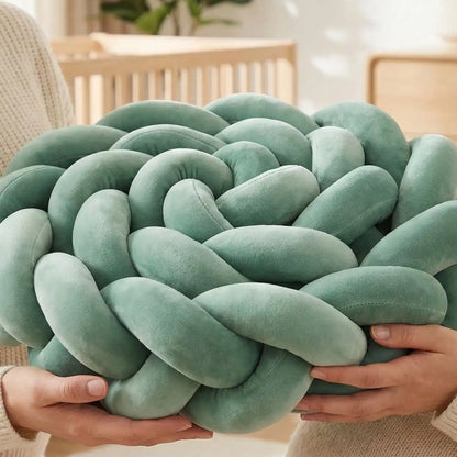 Tresse de lit vert sauge douce apaisante Protection Douce