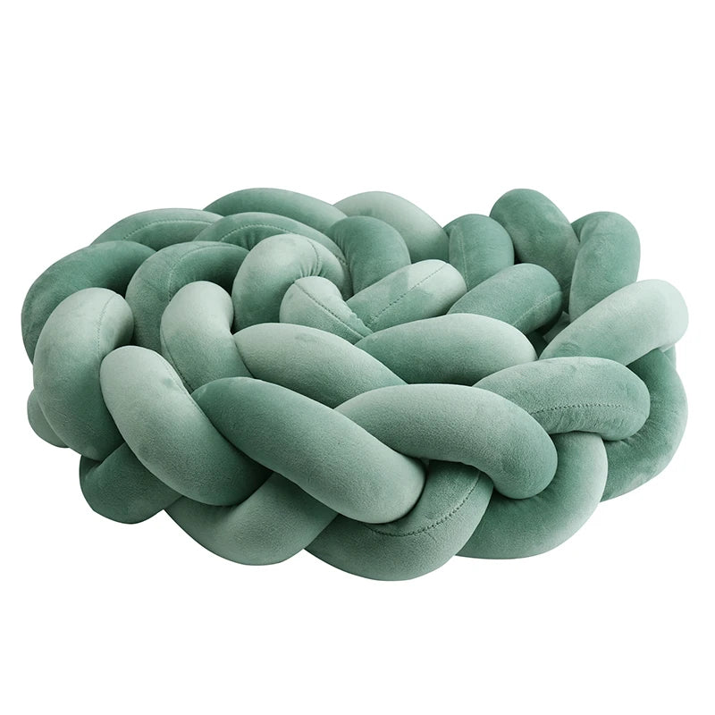 Tresse de lit vert sauge sécurisante Protection Douce