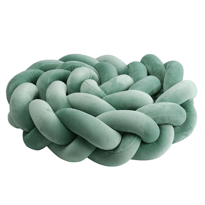 Tresse de lit vert sauge sécurisante Protection Douce