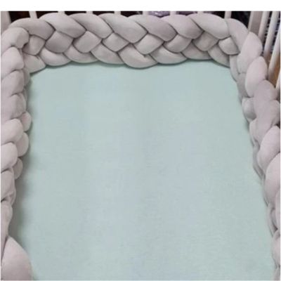 Tresse lit bebe douce et apaisante CozyKnot Gris