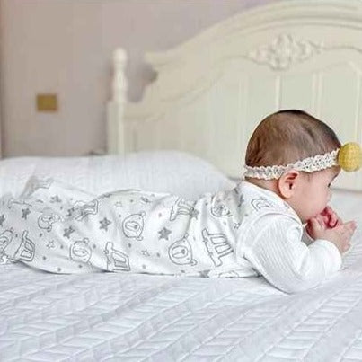 Turbulette en coton bio pour bébé 3-18 mois pratique Nuits Sécurisées