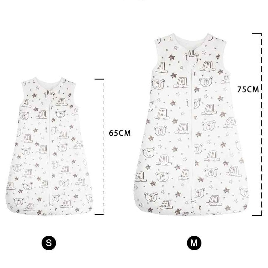 Turbulette en coton bio pour bébé 3-18 mois tailles Nuits Sécurisées