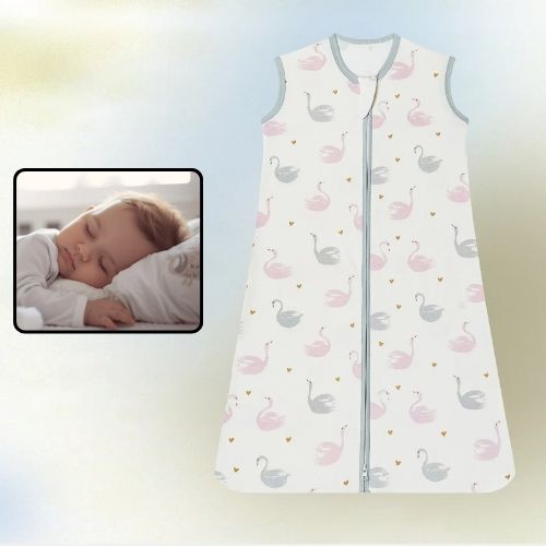 Turbulette été motifs flamants roses Coton Doux