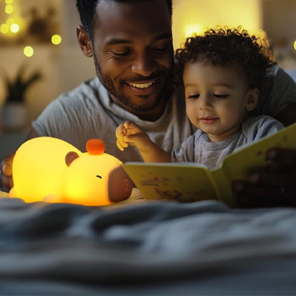 Veilleuse bébé lumière douce rassurante Capybara CapyLumière