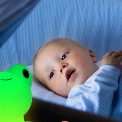 Veilleuse bébé mignonne pour sommeil bébé Veillante Grenouille