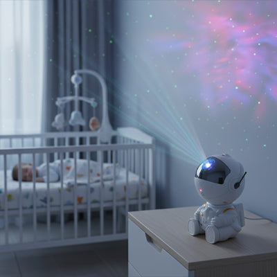 Veilleuse bébé projection plafond douce GalaxyStar