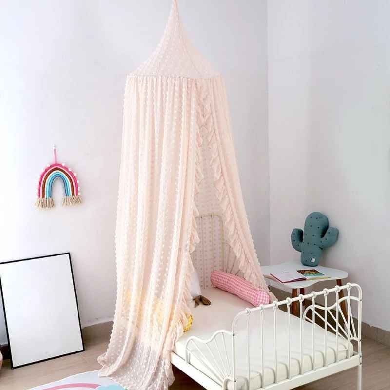 Voile pour lit bebe avec volants Cocon Protecteur