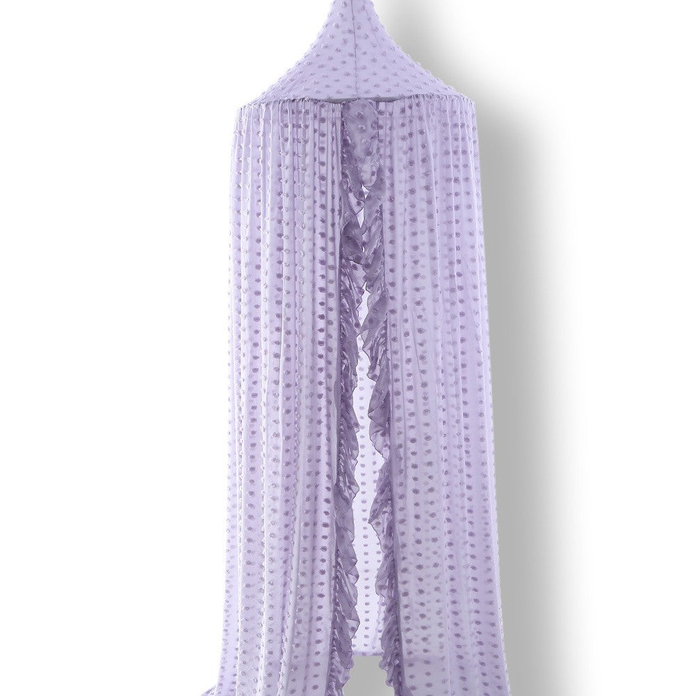 Voile pour lit bebe bleu Cocon Protecteur