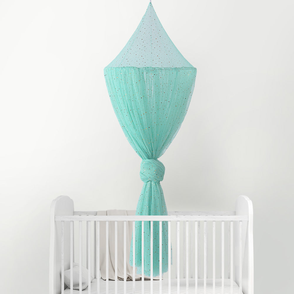 Voile pour lit bebe élégant pailleté Étoilé