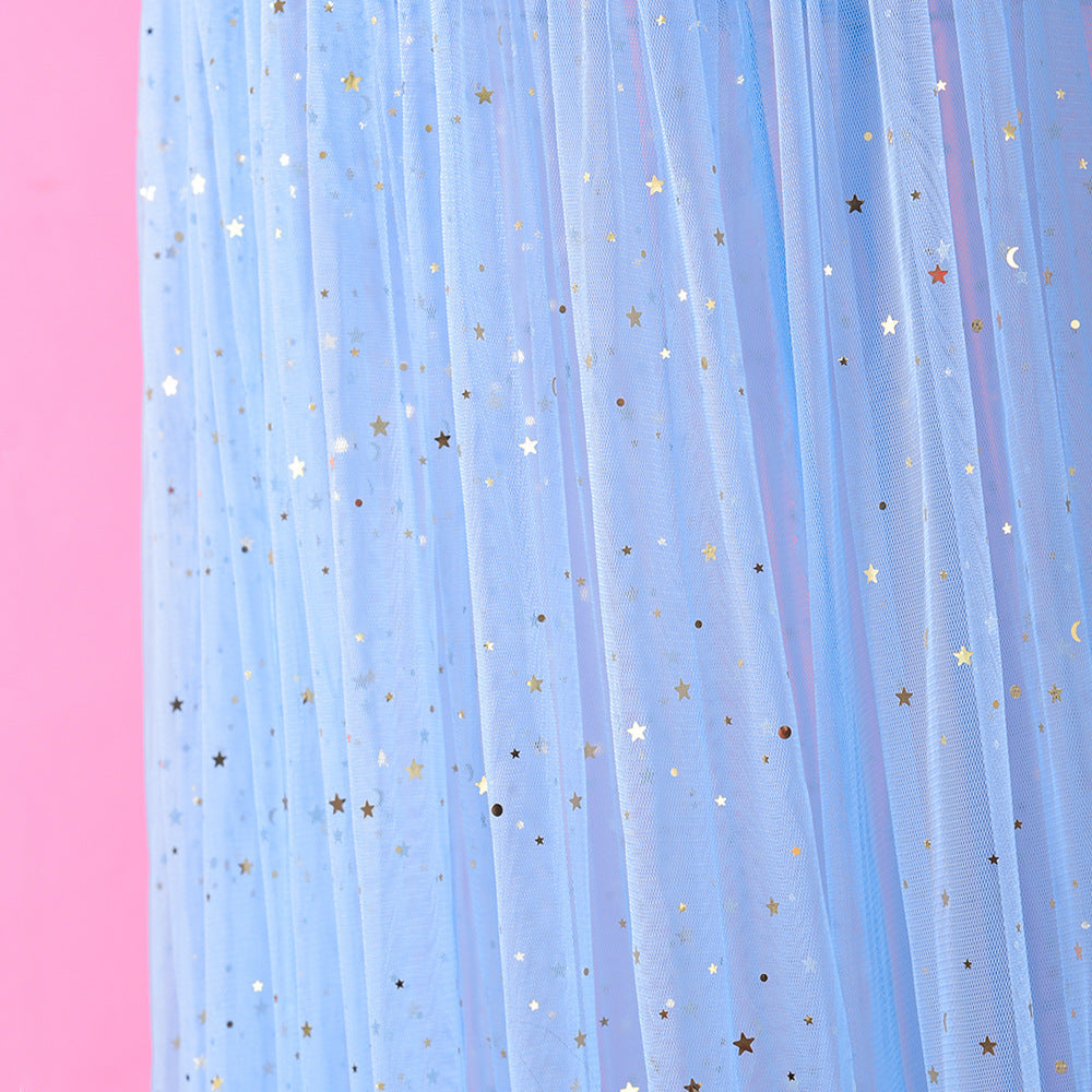 Voile pour lit bebe pailleté brillant Étoilé