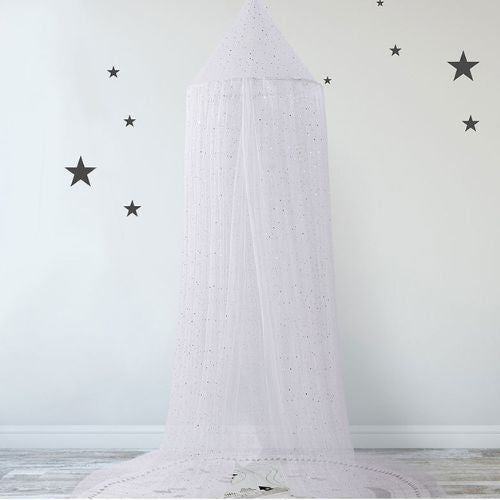 Voile pour lit bebe pailleté chaleureux Étoilé
