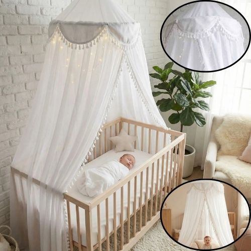 Voile pour lit bebe sur berceau bébé dort profondément Cocon Apaisant