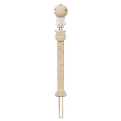 attache tetine apaisante beige Girafe