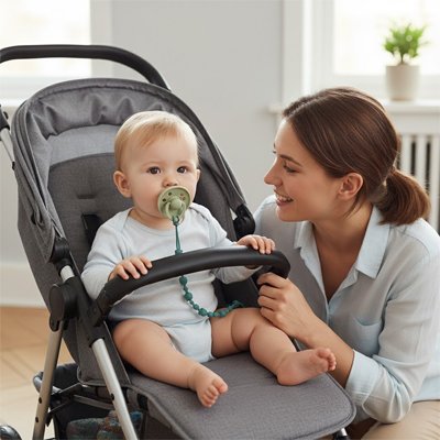 Attache tetine apaisante et réconfortante Sécuri Bébé