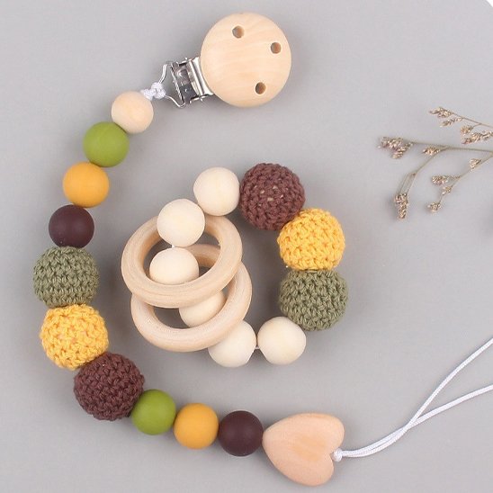 Attache tétine apaisante et sécurisée ÉcoTétine