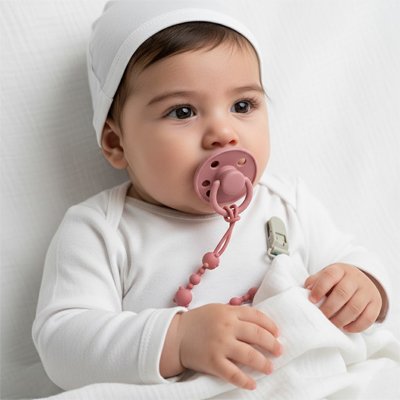 Attache tetine compacte en silicone Sécuri Bébé