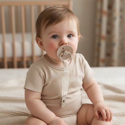 Attache tetine douce et apaisante Sécurité Stylée