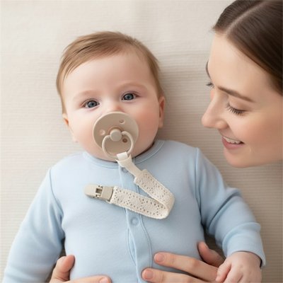 Attache tetine douce et sécurisée Sécurité Stylée