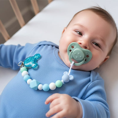 Attache tetine douce rassurante Sécurité Élégante