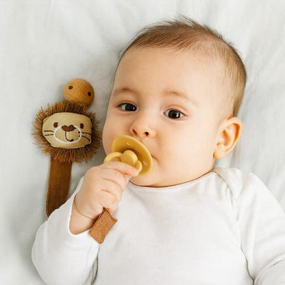 Attache tetine forme de lion Sécuriné