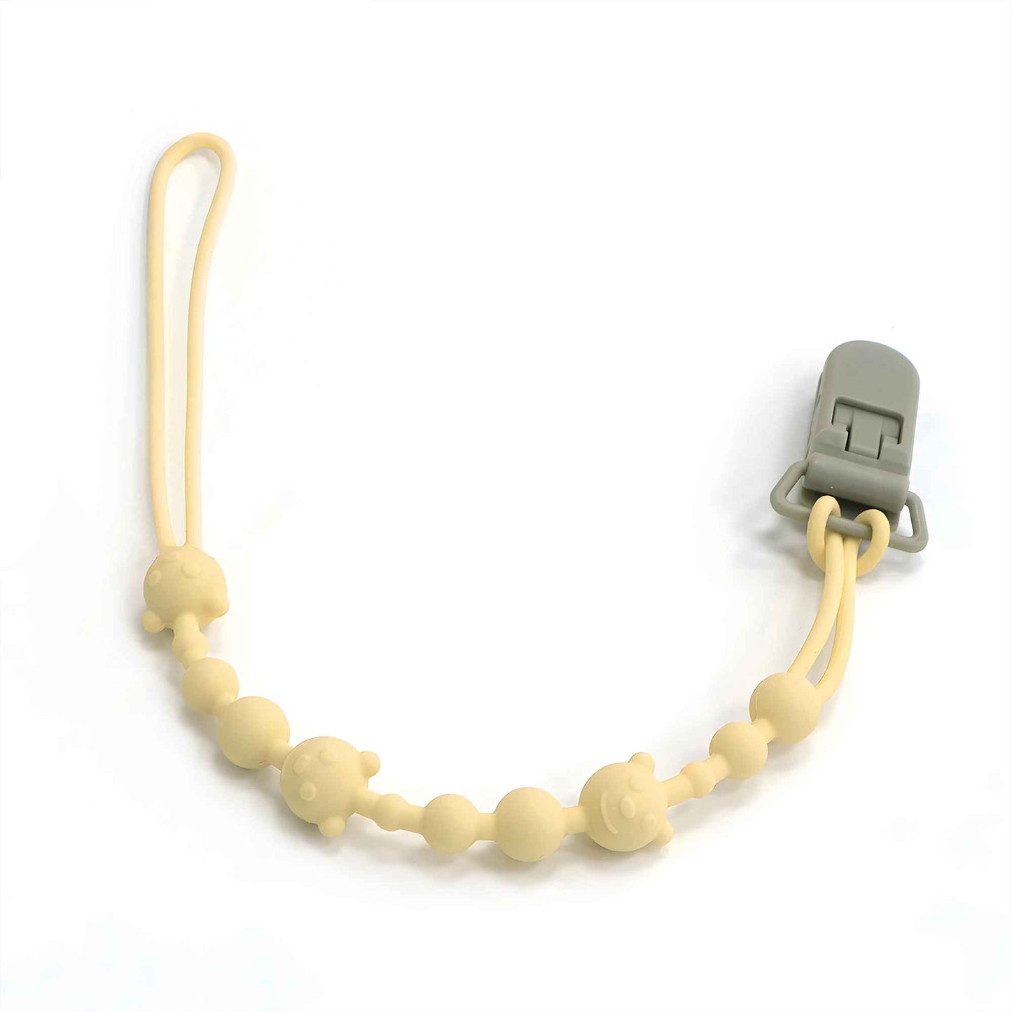 Attache tetine jaune Sécuri-Bébé