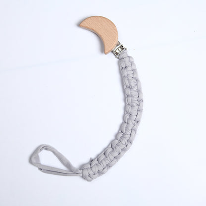 attache tetine lune grise Bois de Lune