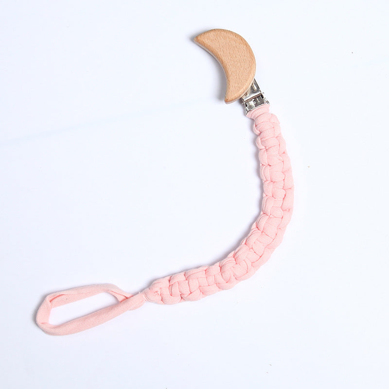 attache tetine lune rose Bois de Lune