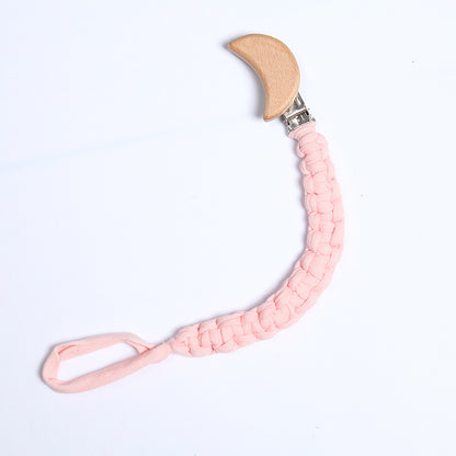 attache tetine lune rose Bois de Lune