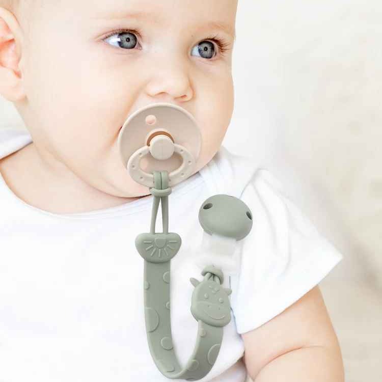 attache tetine rassurante et ludique Girafe