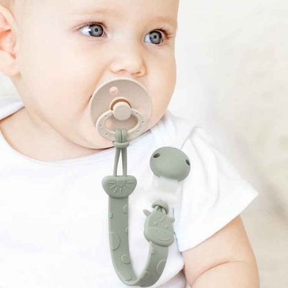 attache tetine rassurante et ludique Girafe
