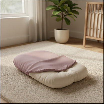 bebe cocon nid bébé portable mauve amovible Ultra Doux