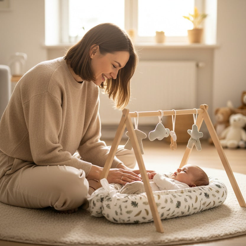 bebe cocon polyvalent - BerceauPortableBébé - Pelouse