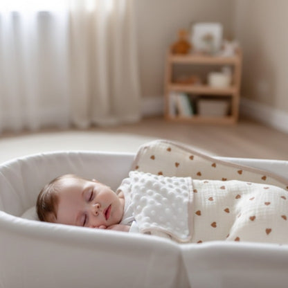 bébé dort sereinement avec plaid bebe TenderHug