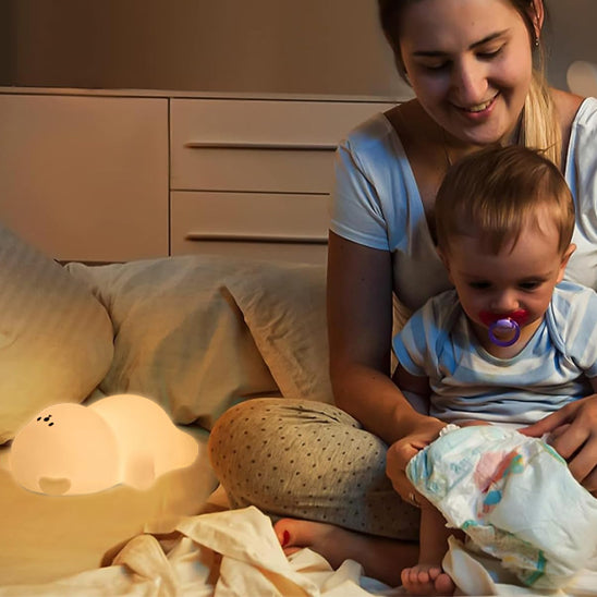 bebe veilleuse ours douce pratique SleepyBear