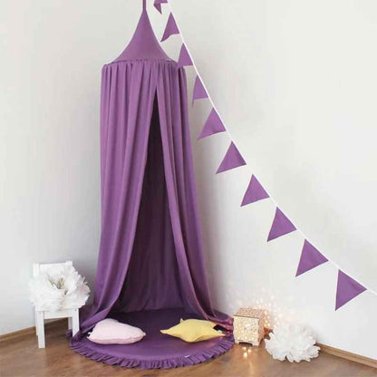 berceau voile violet douillet Cocon Nuit
