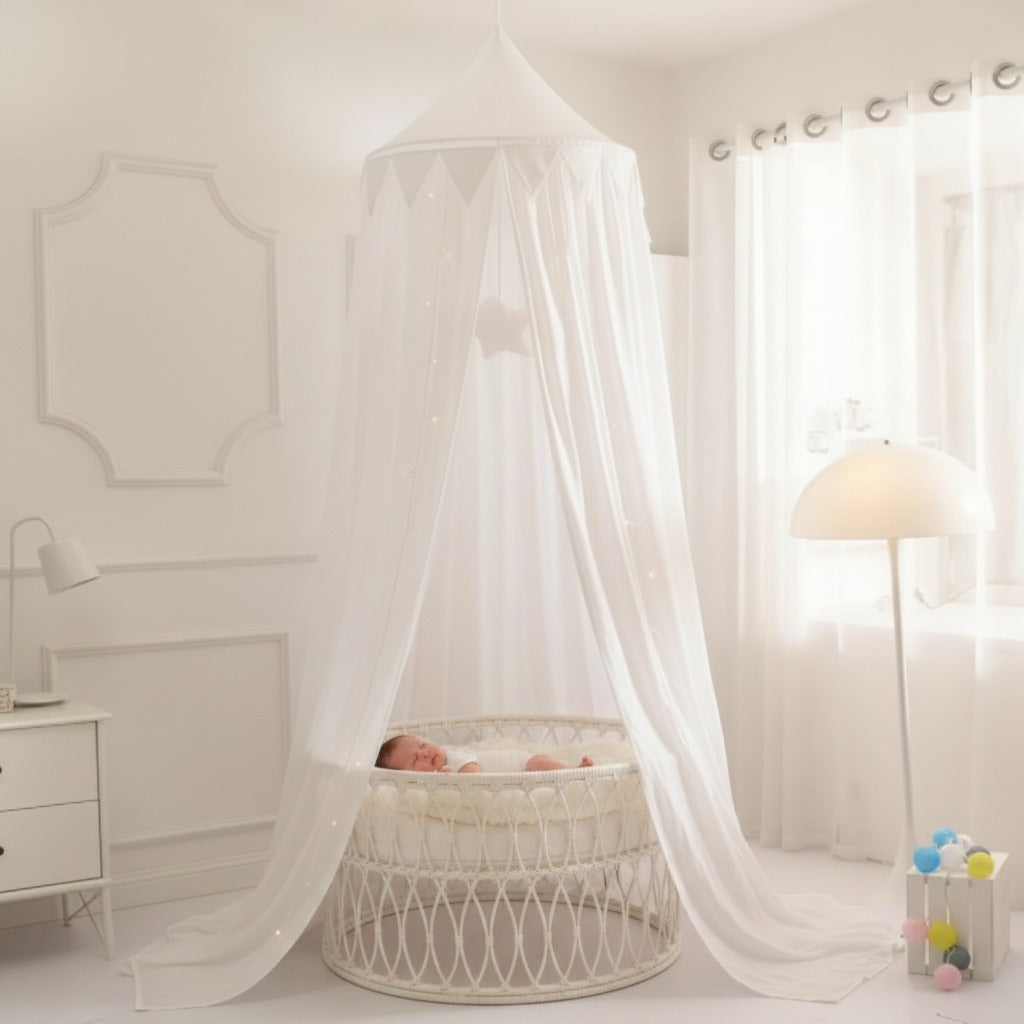 ciel de bebe blanc sommeil serein bébé cocon apaisant