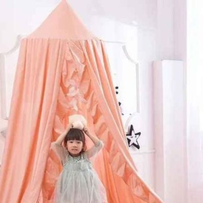 ciel de lit bebe coin jeux dreamynest rose pêche