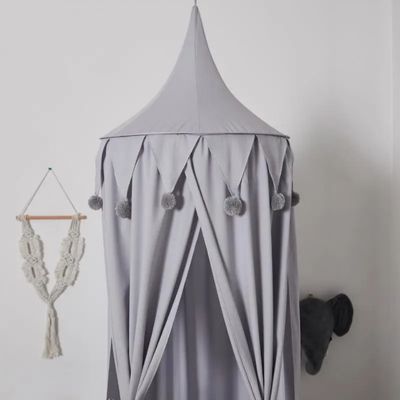 ciel de lit bébé garçon gris suspendu - Ciel Paisible
