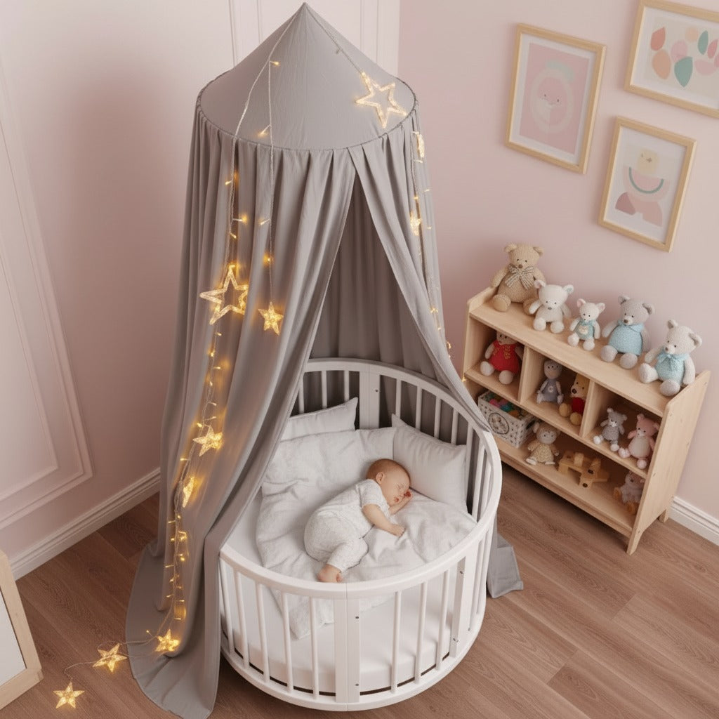 ciel de lit bébé garçon sommeil paisible - cocon apaisant