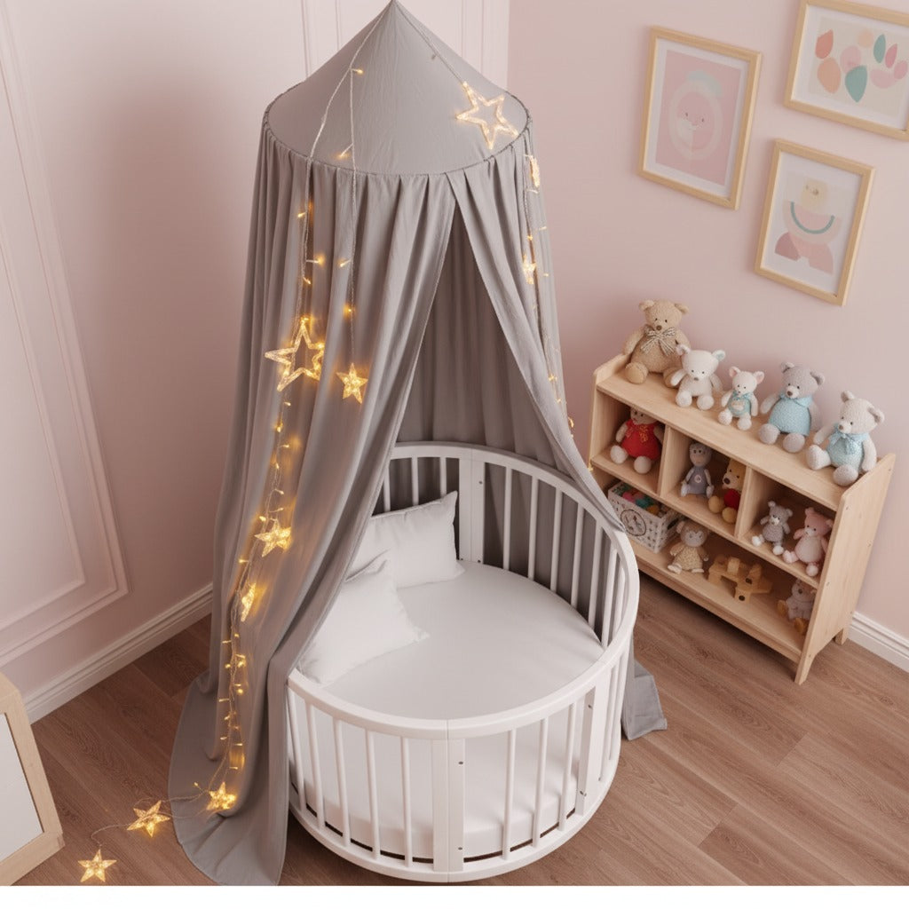 ciel de lit bébé garçon suspendu - cocon apaisant