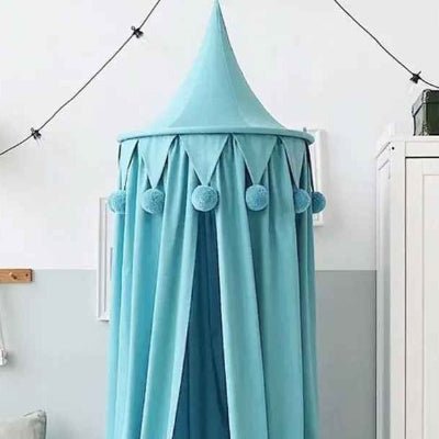 Ciel de lit bebe installation facile petit ciel bleu