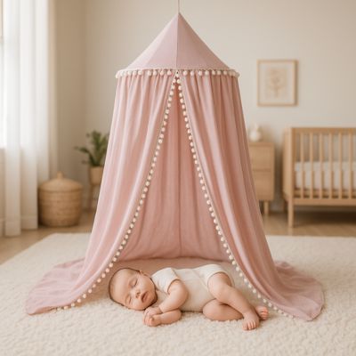 Ciel de lit bebe sommeil profond Canopée Câline