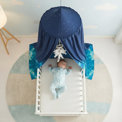 ciel de lit bébé sommeil serein étoilé apaisant